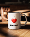 I Love Cornwall Mug