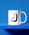 Alphabet Mug J