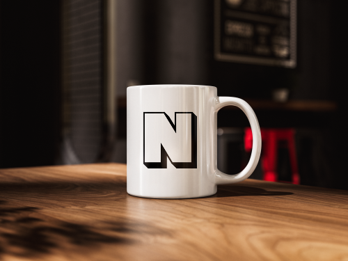 Alphabet Mug N