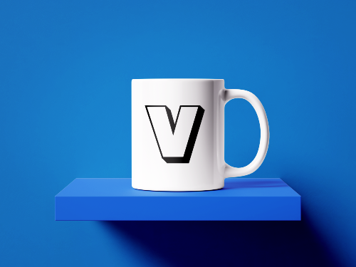 Alphabet Mug V
