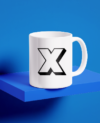 Alphabet Mug X
