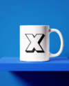 Alphabet Mug X