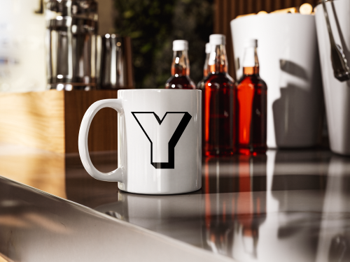 Alphabet Mug Y