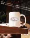 Dotty pattern name mug
